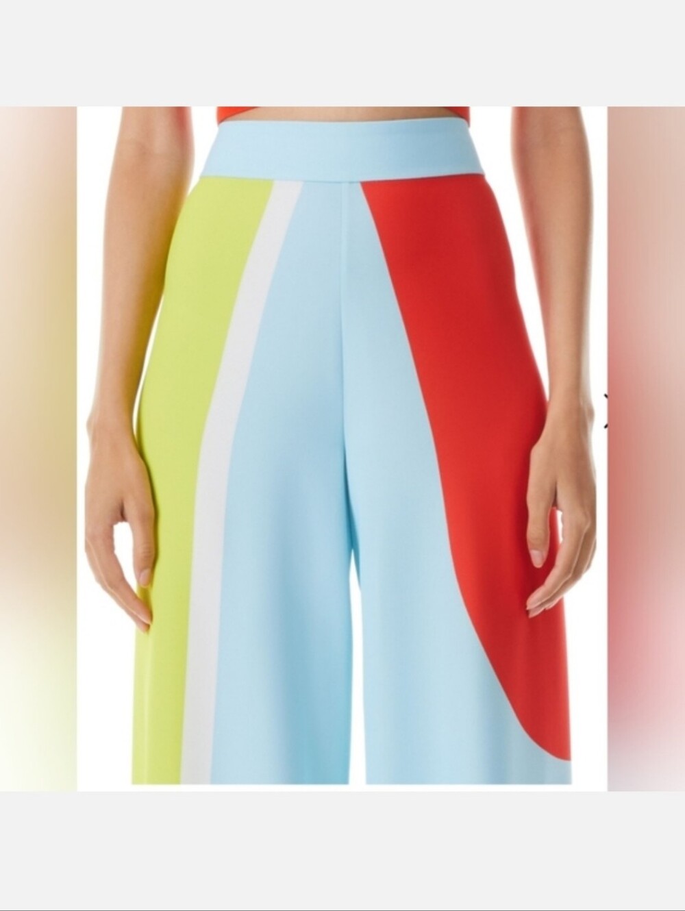 ALICE + OLIVIA ATHENA WIDE LEG PANT SIZE 0 NWT $485 - Picture 7 of 16